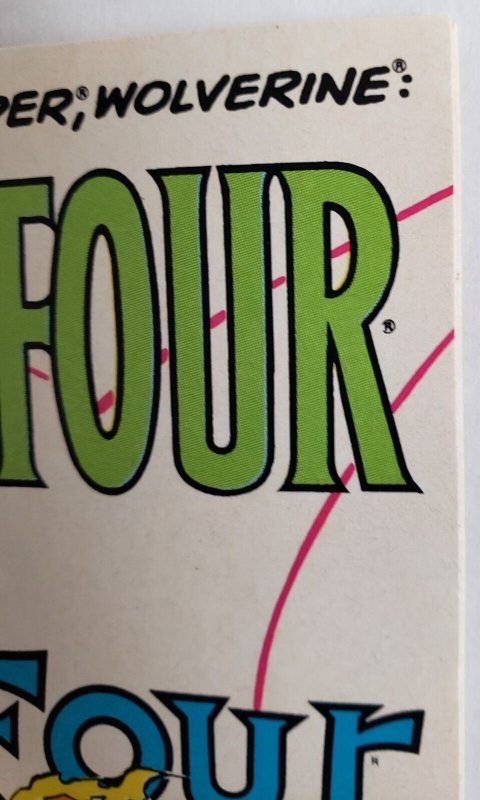 Fantastic Four #374 FF vs. FF Secret Defenders App. 1993 Very Fine