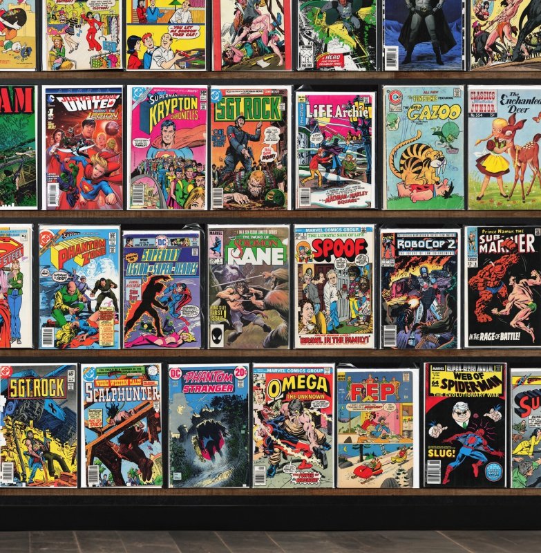 Huge Lot 130+ Comics with Superboy, Classics Illustrated Junior, Batman & More!