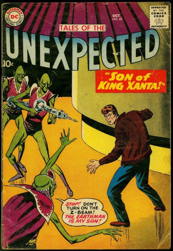 TALES OF THE UNEXPECTED #42 1959 DC THIRD SPACE RANGER VG 