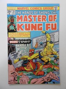 Master of Kung Fu #28  (1975) FN+ Condition!