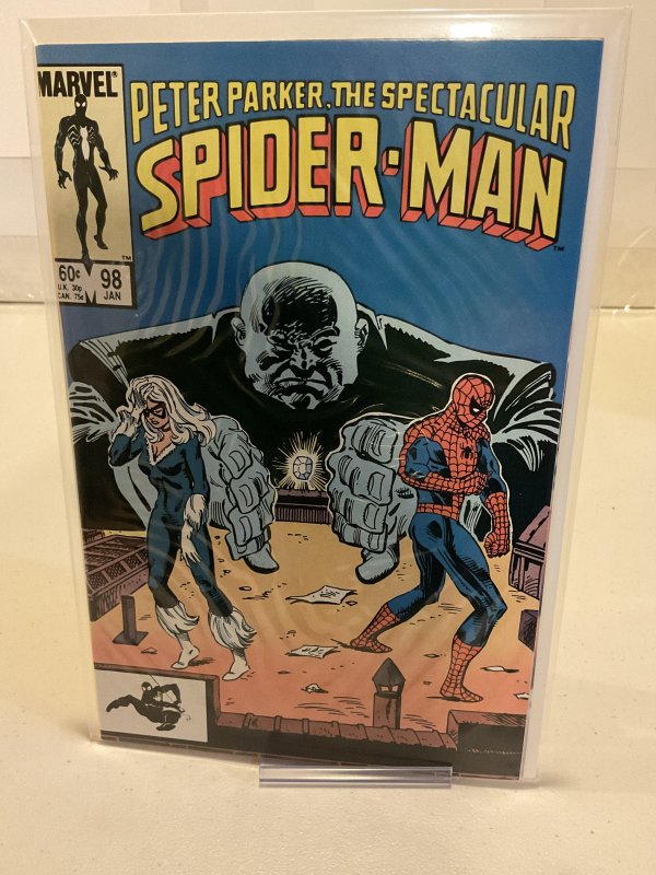 Spectacular Spider-Man #98  1985  VF  1st Appearance of the Spot!