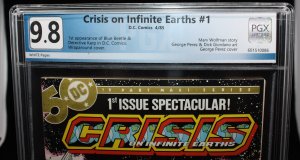 Crisis on Infinite Earths #1 (PGX 9.8) George Perez Cover - 1985