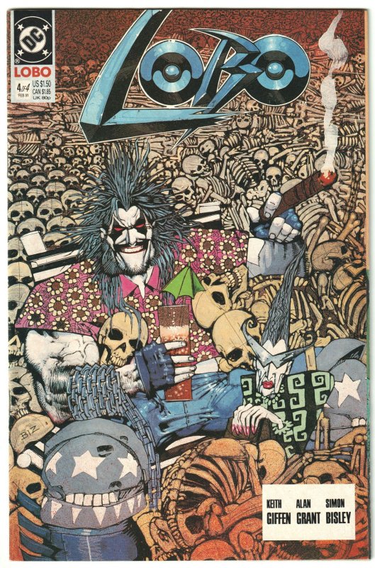 Lobo #1, 2, 3, 4 (1990) Complete set Keith Giffen/ Simon Bisley