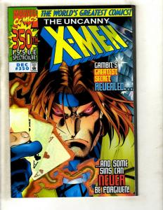 12 Uncanny X-Men Comics # 340 341 342(2) 343 344 345 346 347 348 349 350 JF3