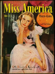 Miss America Vol 3 #2 1945-Fashions- Patsy Walker- Timely Comics FN-