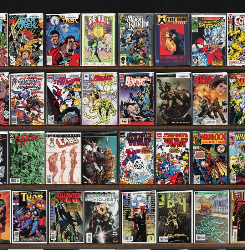 Huge Lot 150+ Comics with The Amazing Spider-Man, The Infinity Crusade & More!