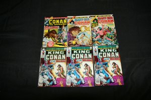 CONAN THE BARBARIAN MIXED LOT OF 42 COMICS !!!  F - VF