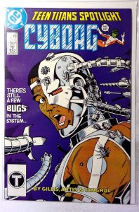Teen Titans Spotlight (Cyborg) #20 (1988) DC Comics 1st Print Comic Book