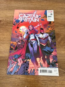 Lot Of 5 Betsy Braddock Captain Britain Marvel Comic Books # 1 2 3 4 5 NM 1 J428
