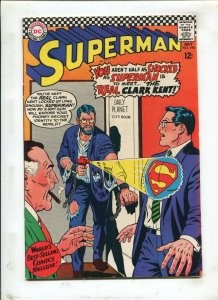 Superman #198 - The Real Clark Kent! (5.5) 1967