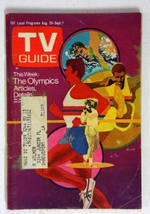 TV Guide 8/26/1972 Olympics VG