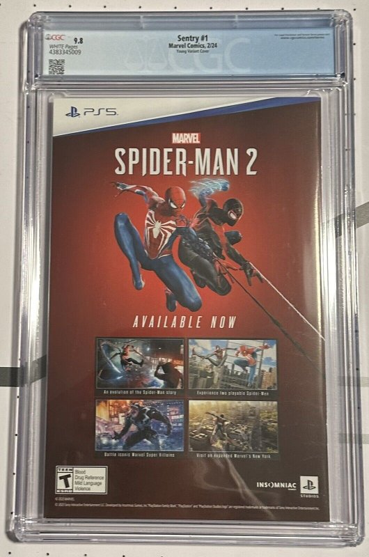 The Sentry #1 - Marvel (2024) CGS 9.8 - 1st App Ryan Topper! Skottie Young