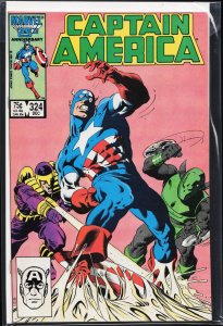 Captain America #324 (1986) Captain America [Key Issue]