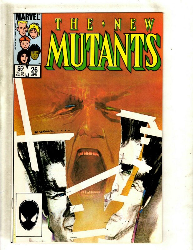 New Mutants # 26 NM Marvel Comic Book X-Men Wolverine Legion Warlock Hulk KT2