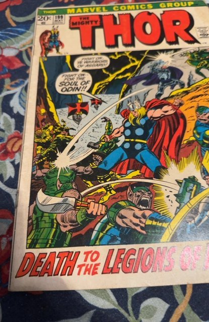 Thor #199 (1972) death legions of pluto