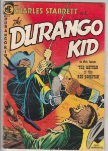 Durango Kid, The #31 (Sep-54) VF High-Grade Durango Kid, Dan Brand and Tippi