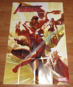 Avengers Folded Promo Poster Spider-Man / Vision / Marvel 2017 (24 x 36) New!