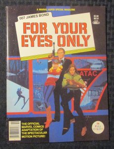 1980 Marvel Super Special #19 VF+ 8.5 James Bond 007 For Your Eyes Only