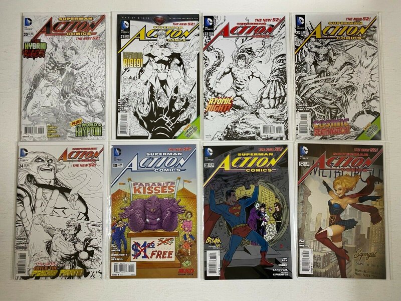 Action Comics (2nd series) lot 41 diff variants from:#1-51 8.0 VF (2001-16)