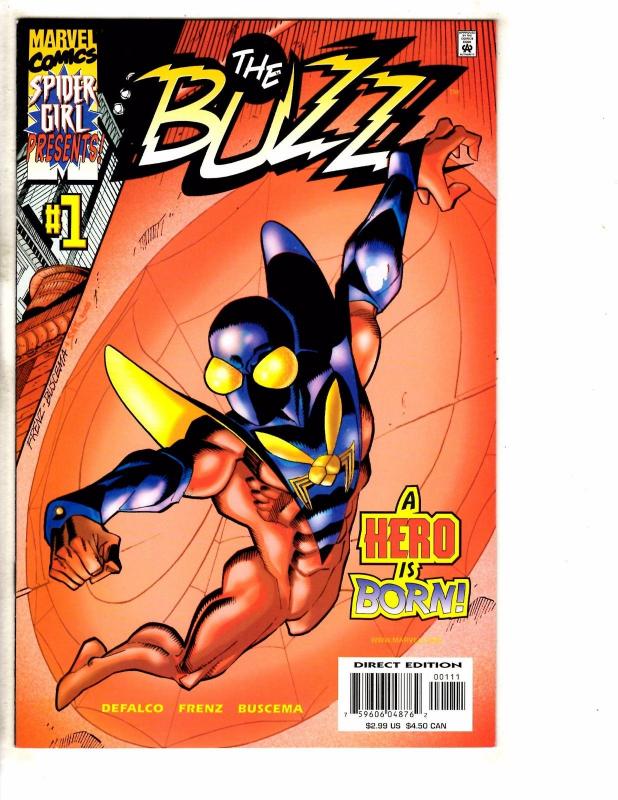 Lot Of 7 Marvel Comics Buzz # 1 2 3 + Blaze Of Glory # 1 2 3 4 Western Ser. GM6