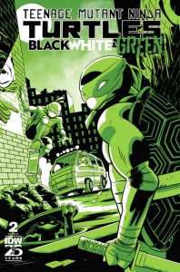 Teenage Mutant Ninja Turtles: Black, White, And Green #2 Variant Ri (10) (Boss F