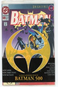 Batman #500 Jim Aparo Robin Bane Sealed Polybag w/ poster NM