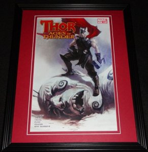 Thor Ages of Thunder #1 Marvel Framed Cover Photo Poster 11x14 Official Repro 