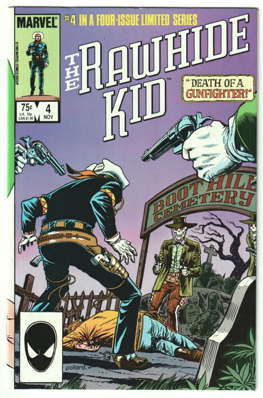 Rawhide Kid #1, 2, 3, 4 (1985) Complete set all four issues!