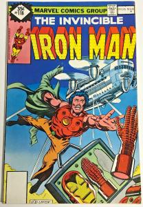 INVINCIBLE IRON MAN#118 FN/VF 1979 FIRST JIM RHODES MARVEL BRONZE AGE COMICS