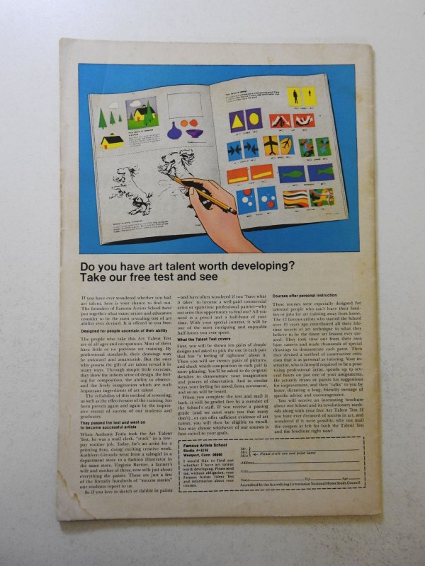 The Incredible Hulk #125 (1970) VG+ Condition moisture stain