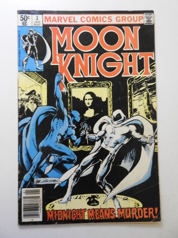 Moon Knight #3 (1981) VG Condition moisture stain