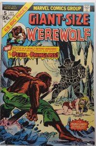 Giant-Size Werewolf By Night #5 Gil Kane Cover Art Doug Moench Story (1975) G/VG