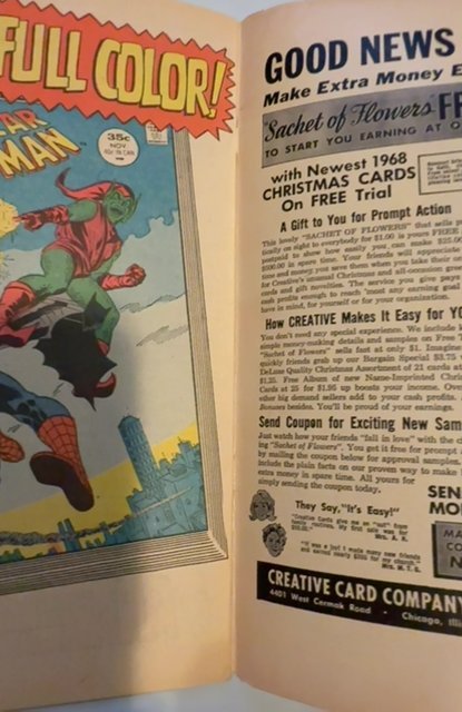 Sub-Mariner #8 (1968)Namor vs the Thing -light cover/Spine crease