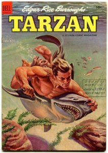 TARZAN #56 1954-Library of Parliament File Copy Vf-