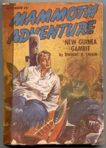 PULP:  Mammoth Adventure Pulp September 1947- New Guinea Gambit G-