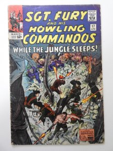 Sgt. Fury #17  (1965) VG Condition! 1 in spine split