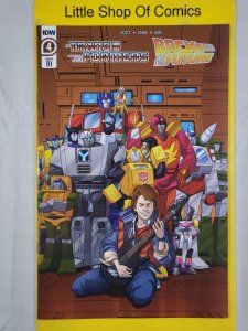 Transformers Back To The Future #4 Dan Schoening 1:10 RI Variant 2021 IDW