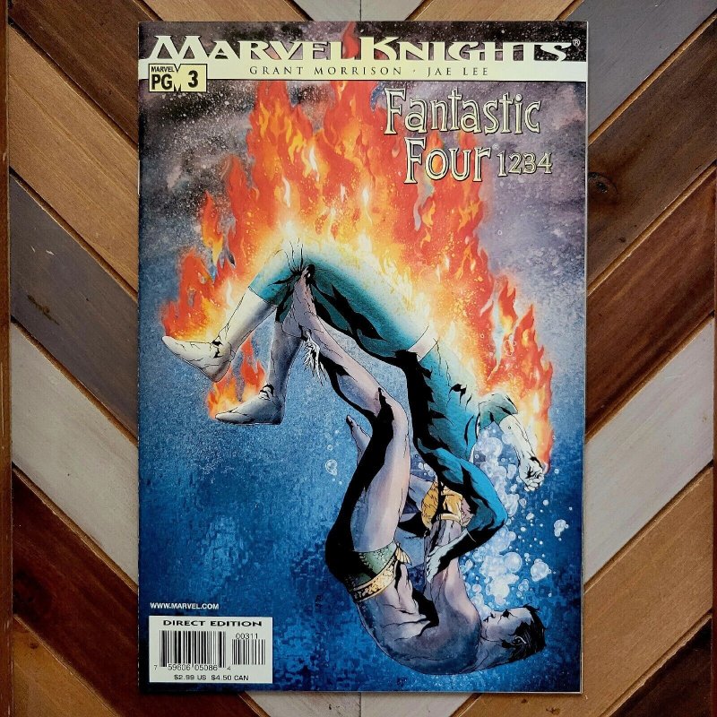 FANTASTIC FOUR 1234 #1-4 MARVEL KNIGHTS 2001 HIGH GRADE Complete Series Set of 4