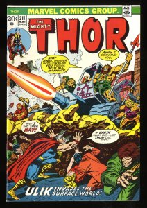 Thor #211 VF- 7.5