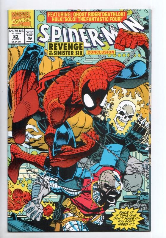 Spider-Man #23 - Fantastic Four (Marvel, 1992) - NM