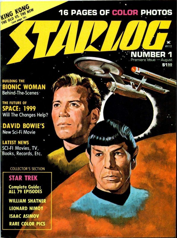 Starlog #1 VG ; Starlog | low grade comic Magazine Star Trek