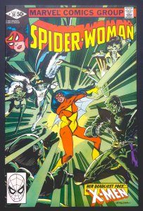 Spider-Woman #38 (1981) - [KEY] X-Men Crossover Battle Issue - VF/NM!