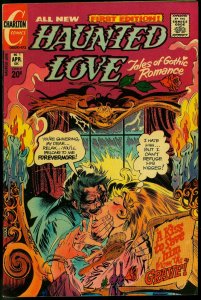 Haunted Love #1 1972-Horror Gothic Romance- Tom Sutton Joe Stanton VF