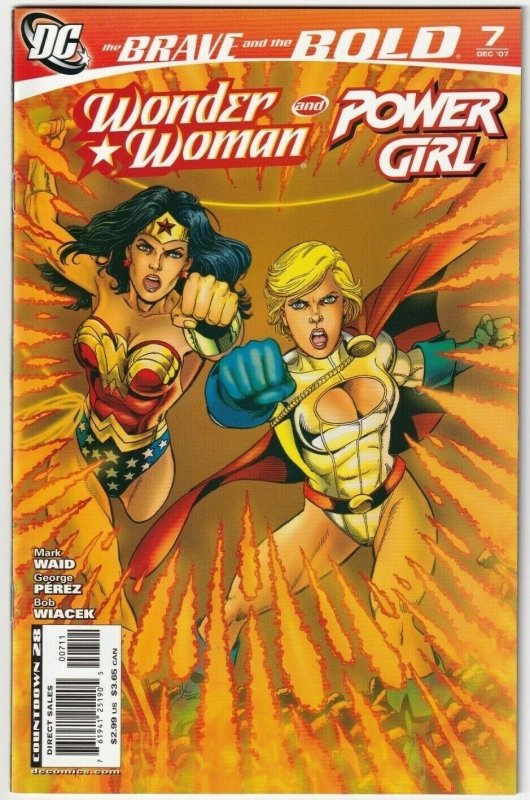 The Brave And The Bold #7 Wonder Woman And Power Girl December 2007 DC 