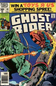 Ghost Rider (Vol. 1) #49 (Newsstand) GD ; Marvel | low grade comic Michael Fleis