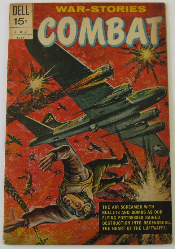 Combat #32 (Jul 1971, Dell) VG condition (4.0), 8th Air Force Raid on Regensburg 