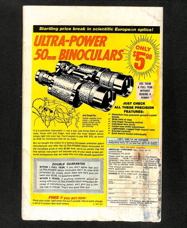 Marvel Chillers #1 1st Appearance Modred the Mystic!