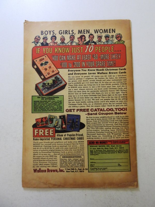 Strange Tales #137 (1965) VG- condition date written on front cover