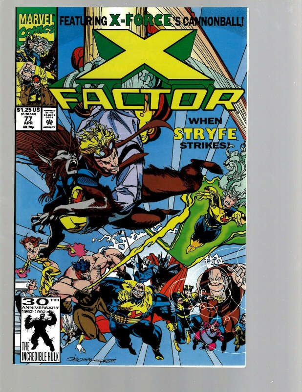 12 Marvel Comic Books X-Factor # 75 76 77 78 79 80 81 82 83 84 85 86 GK41