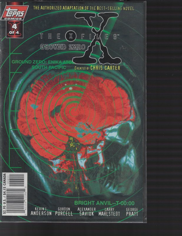 X-Files #4 Ground Zero (Topps, 1998) NM